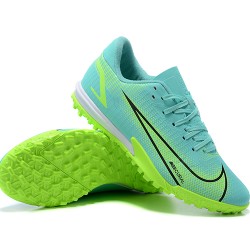 Nike Vapor 14 Academy TF Low Mens Blue Green Whtie Black Football Boots