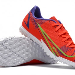 Nike Vapor 14 Academy TF Low Mens Orange Blue Green Football Boots