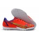 Nike Vapor 14 Academy TF Low Mens Orange Blue Green Football Boots