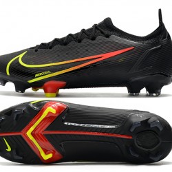 Nike Vapor 14 Elite FG Low Mens Womens Black Yellow Red Football Boots