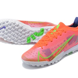 Nike Vapor 14 Elite TF Low Mens Red Green Blue White Football Boots