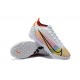 Nike Vapor 14 Elite TF Low Mens White Yellow Black Football Boots