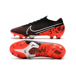 Nike Dream Speed Mercurial Vapor 13 Elite FG Black White Orange Football Boots