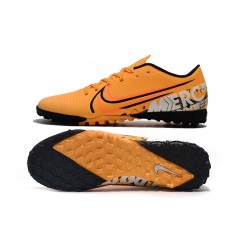 Nike Mercurial Vapor 13 Academy TF Black Orange Football Boots