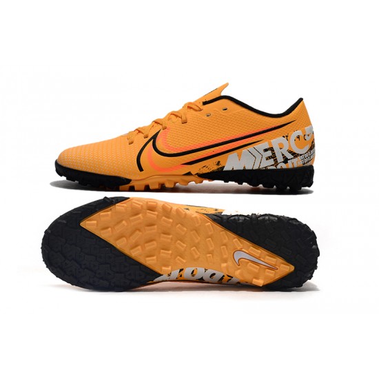 Nike Mercurial Vapor 13 Academy TF Black Orange Football Boots