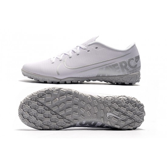 Nike Mercurial Vapor 13 Academy TF White Grey Football Boots