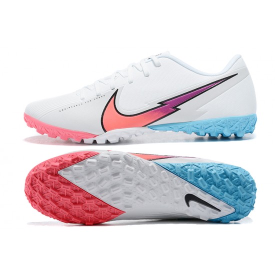 Nike Mercurial Vapor 13 Academy TF White LtBlue Pink Football Boots