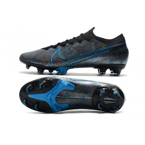 Nike Mercurial Vapor 13 Elite FG Black Blue Football Boots