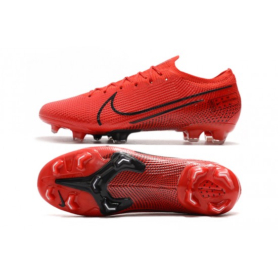 Nike Mercurial Vapor 13 Elite FG Red Black Football Boots