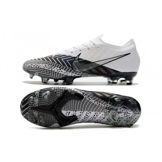 Nike Mercurial Vapor 13 Elite FG White Black Football Boots