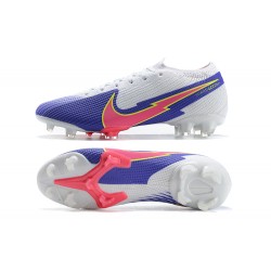 Nike Mercurial Vapor 13 Elite FG White Blue Peach Football Boots