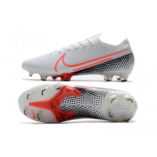 Nike Mercurial Vapor 13 Elite FG White Orange Black Football Boots