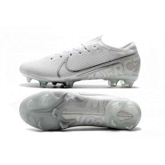 Nike Mercurial Vapor 13 Elite FG White Silver Football Boots