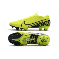 Nike Mercurial Vapor 13 Elite FG Yellow Green Black Football Boots