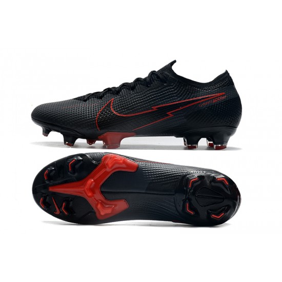 Nike Mercurial Vapor 13 Elite Korea FG Black Red Football Boots