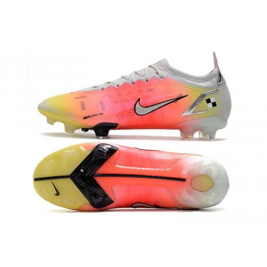 Nike Mercurial Vapor 14 Elite FG Low Mens Orange Grey White Black Football Boots