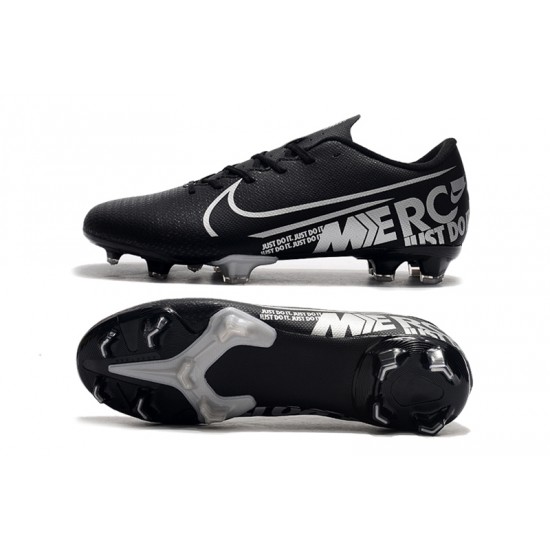 Nike Mercurial Vapor XIII PRO FG Black Silver Football Boots