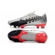 Nike Mercurial Vapor XIII PRO FG Black Silver Red Football Boots