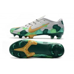 Nike Mercurial Vapor XIII PRO FG Silver Green Yellow Football Boots