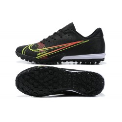 Nike Vapor 14 Academy TF Low Mens Black White Green Red Football Boots