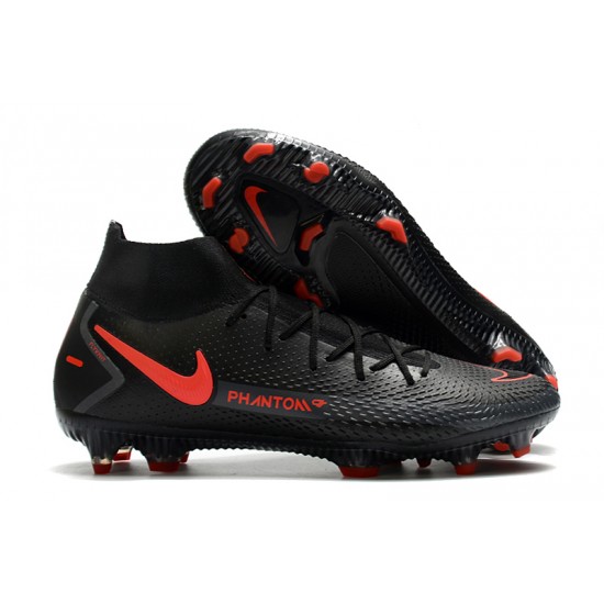 Nike Phantom GT Elite Dynamic Fit FG Black Orange Football Boots