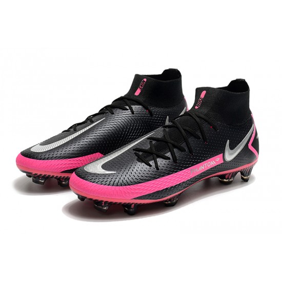 Nike Phantom GT Elite Dynamic Fit FG Black Peach Silver Football Boots