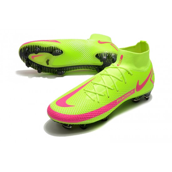 Nike Phantom GT Elite Dynamic Fit FG Peach Green Football Boots