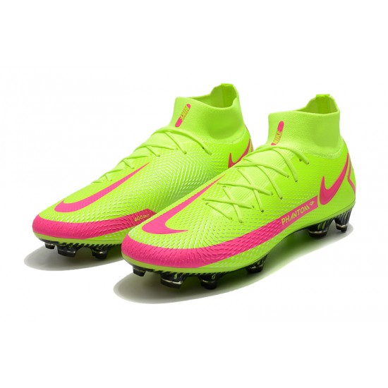 Nike Phantom GT Elite Dynamic Fit FG Peach Green Football Boots