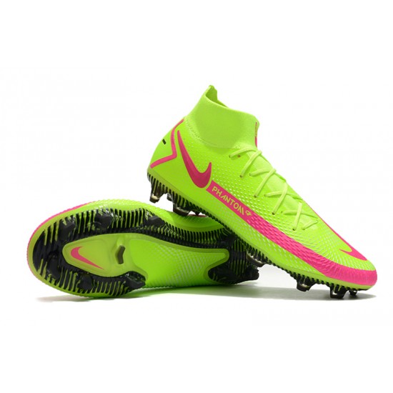 Nike Phantom GT Elite Dynamic Fit FG Peach Green Football Boots