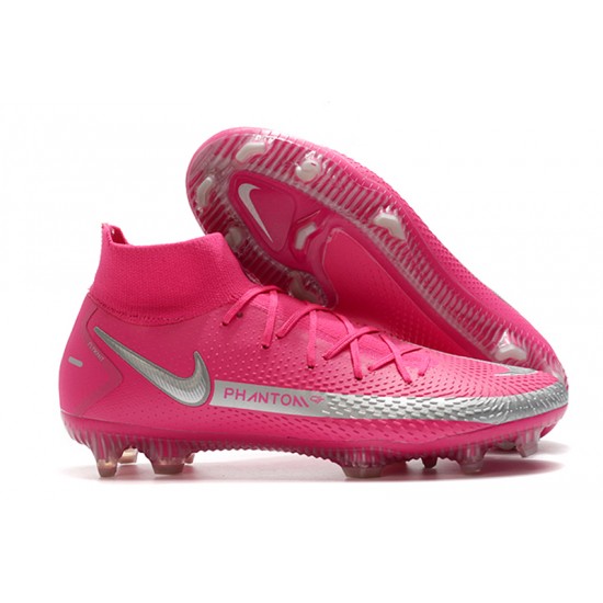 Nike Phantom GT Elite Dynamic Fit FG Peach Silver Football Boots