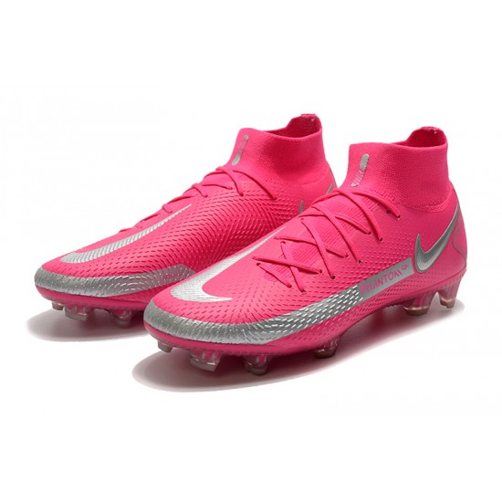 Nike Phantom GT Elite Dynamic Fit FG Peach Silver Football Boots