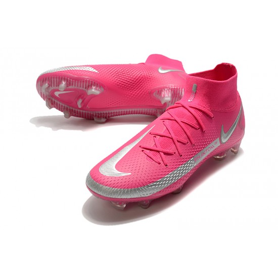 Nike Phantom GT Elite Dynamic Fit FG Peach Silver Football Boots