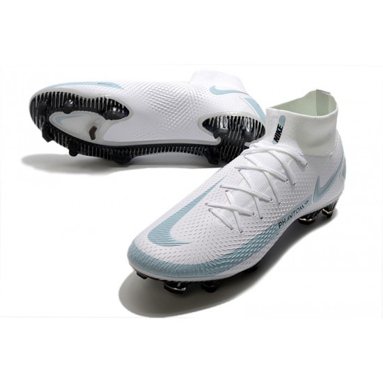 Nike Phantom GT Elite Dynamic Fit FG White Blue Black Football Boots