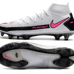 Nike Phantom GT Elite Dynamic Fit FG White Pink Black Football Boots