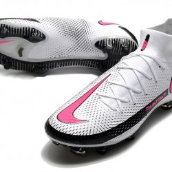 Nike Phantom GT Elite Dynamic Fit FG White Pink Black Football Boots