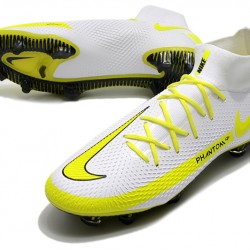 Nike Phantom GT Elite Dynamic Fit FG White Yellow Black Football Boots