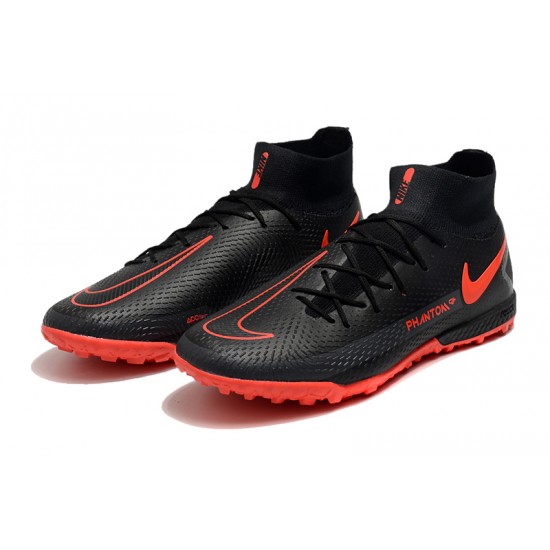 Nike Phantom GT Elite Dynamic Fit TF Black Orange Football Boots