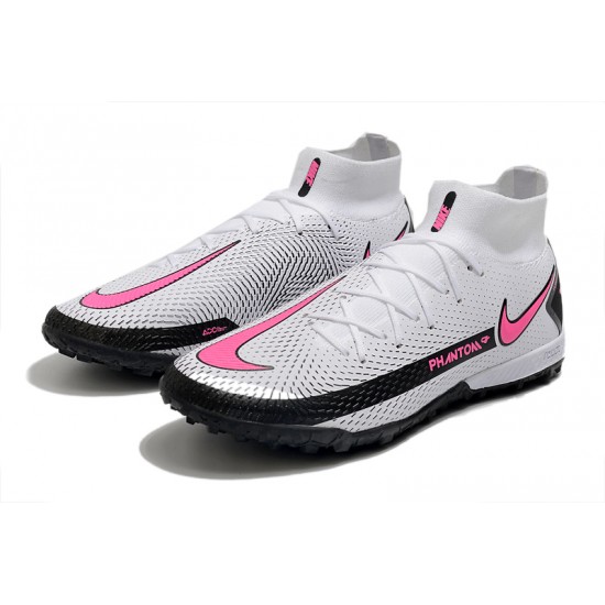 Nike Phantom GT Elite Dynamic Fit TF Black Pink White Football Boots