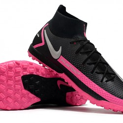 Nike Phantom GT Elite Dynamic Fit TF Black Silver Peach Football Boots