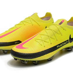 Nike Phantom GT Elite FG Black Yellow Peach Football Boots