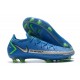 Nike Phantom GT Elite FG Silver Navy Blue Green Football Boots