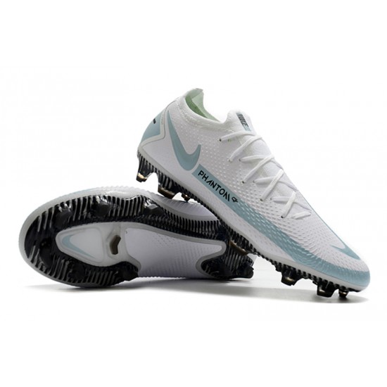 Nike Phantom GT Elite FG White Blue Football Boots