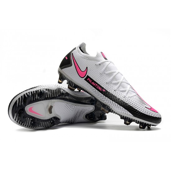 Nike Phantom GT Elite FG White Pink Black Football Boots