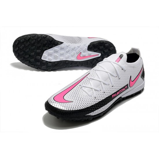 Nike Phantom GT Elite TF Black White Pink Football Boots