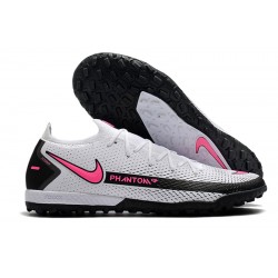 Nike Phantom GT Elite TF Black White Pink Football Boots