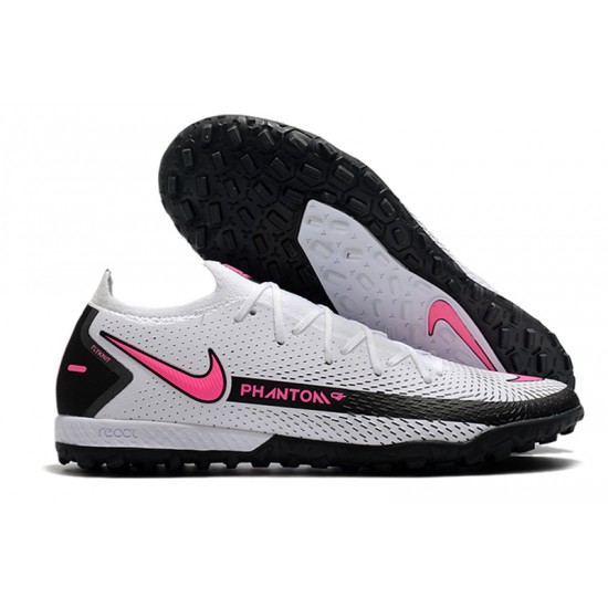 Nike Phantom GT Elite TF Black White Pink Football Boots