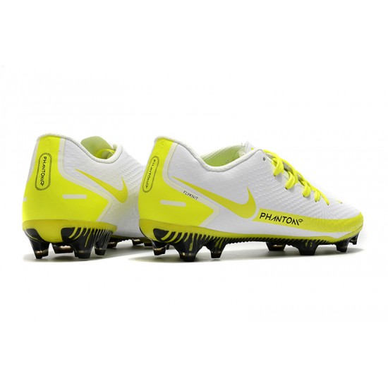 Nike Phantom GT FG White Yellow Football Boots