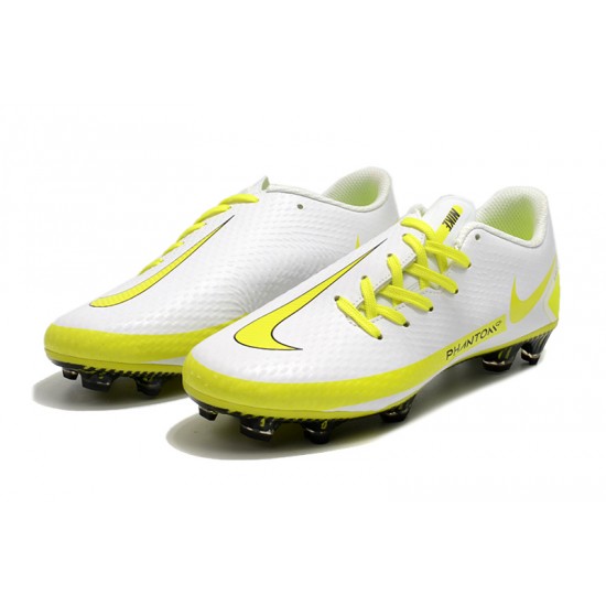 Nike Phantom GT FG White Yellow Football Boots