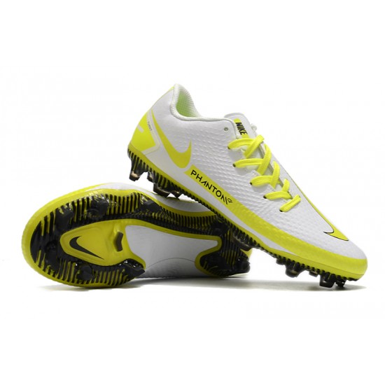 Nike Phantom GT FG White Yellow Football Boots