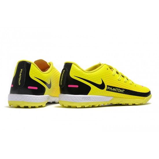 Nike Phantom GT TF Black Yellow Football Boots